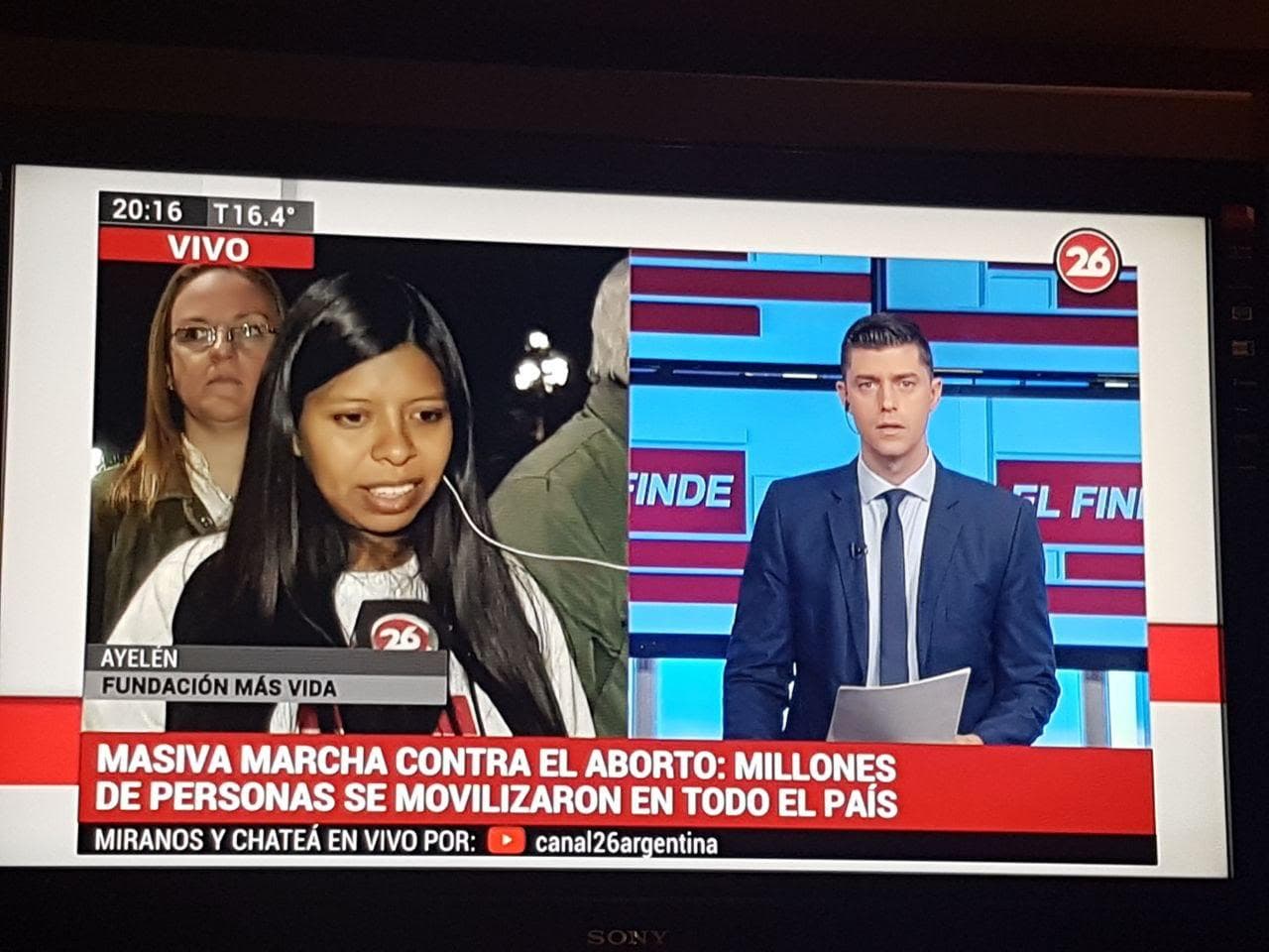 Movilización - Salvemos las 2 vidas