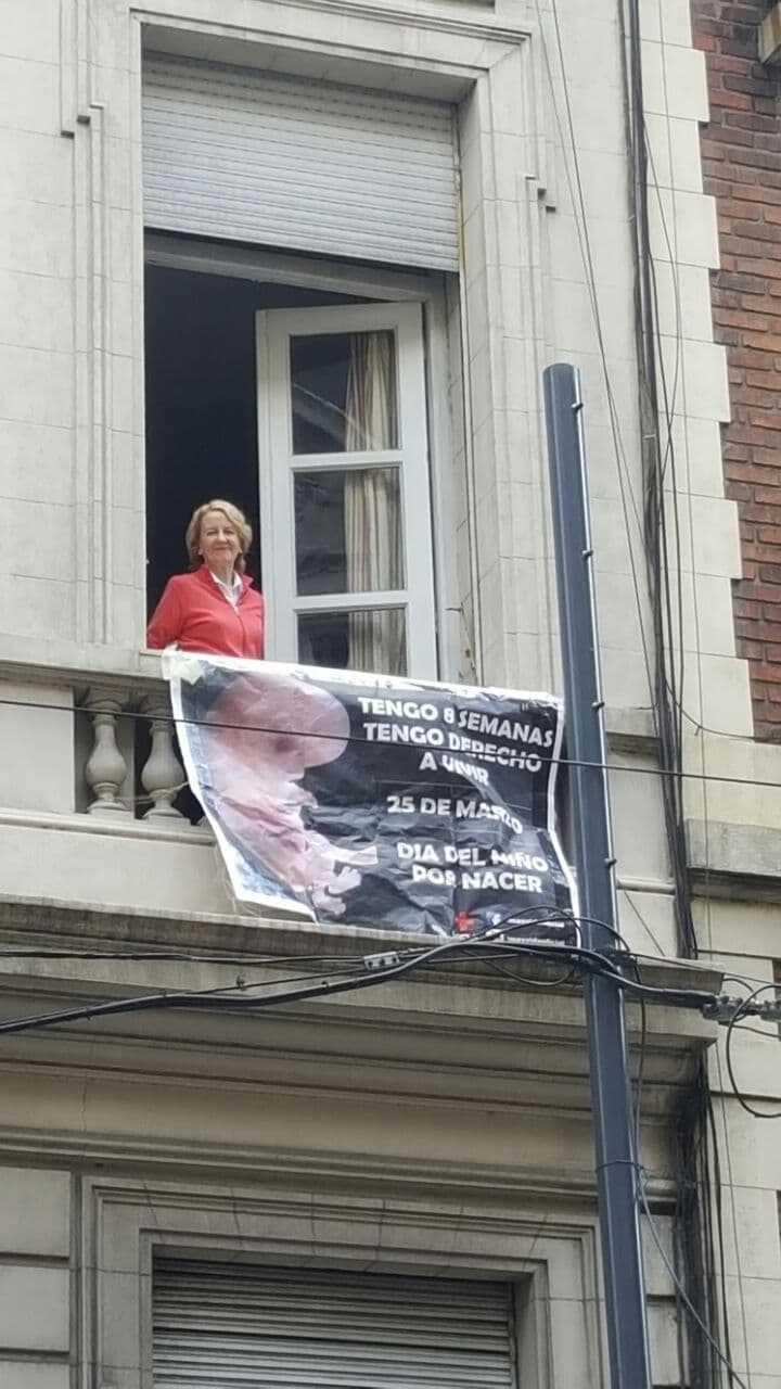 Concientización en la vía pública - Fundación +VIDA